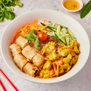 Bò bún poulet curry